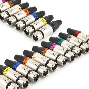 Ip68 3P Copper Audio Connectors Male Female Sound Microphone Mixer 4 5 6 7 Mini Xlr Video Connectors Power IP68 Audio Jack