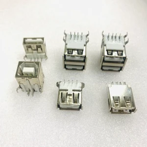 4-Pin SMD Micro USB Female Connector a B Type USB Connector