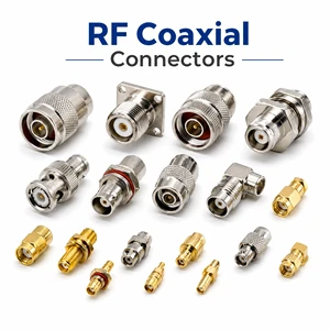 Factory Wholesale Full Copper TNC-J7 Straight Male 5 Parts Assembly Connector Fit LMR400 RG213 7DFB 50-7 Coax Wire