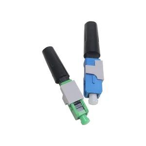 Factory Direct SC UPC Optic Quick Connector Fiber Optic Fast Connector FTTH Telecom Grade Cold Connector Wholesale