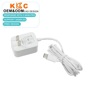 12V 2A US Plug Plug In AC To USB C Port Wall Mount Power Adapter Single Output For Phone Tablet Small Gadgets