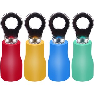 100PCS/Bag Electrical Insulation Terminal Tube Type Pre-insulated Terminal Colorful Insulated Non-shrink Cord End Terminals
