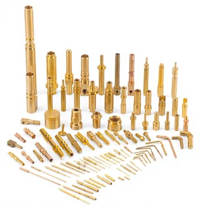 Custom Contact Pins Point Male Female Brass Crimp Terminal for Medical Cable Assembly
