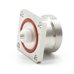 DIN 7/16 RF Coaxial Connectors with Screw-Coupling Design for Large Telecom Equipment