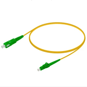 Factory Price Optic Fiber Patch Cord LC SC APC UPC Single Mode Simplex 10M 5M 3M 2M Patch Cord with Blue Green Connectors