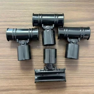 Low Cost Agricultural Greenhouse Frame Pipe Tube Film Fix Clip Plastic Connector for Sale Film Clamp