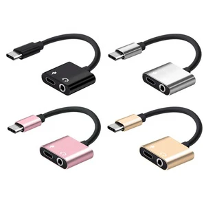 Type-c OTG Aux Adapter Usb Type -c Charging and Listening Music 2in1 Adapter