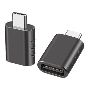 OEM Logo USB Type C Adapter Connector Private Design Zinc Alloy OTG Adapter Mini USB C Male Female for Laptop Usage Wholesale