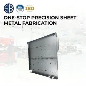 Custom Precision Sheet Metal Fabrication Backplane, Mounting Bracket For High-End Communication Module In Network Equipment