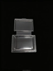 Wholesale Anti-Static PET Fold-Over Clamshell Blister Clear Hinged Box with Flange Edge Small Electronics, Modules Connectors