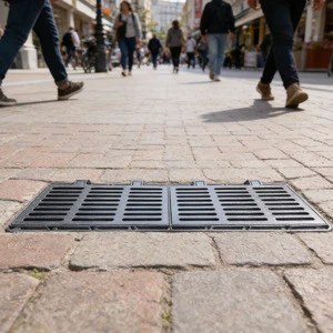 Wholesale Price Ductile Iron Manhole Cover Gully Grate Rectangular Heavy Duty Cast Iron Drain Cover