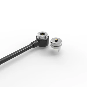 Pogo Pin 6mm Round Magnetic Connector USB Connector Magnetic Pogopin Terminal Wire with Suction Head