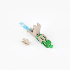 Fiber Optic SC APC Fast Connector Fiber Optic Quick Connector FTTH Drop Cable Fiber Optic Fast Connector
