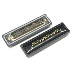 New D-SUB DB 37 Pin Male Waterproof Connector Solder Type for PCB Application Waterproof PCB Connector