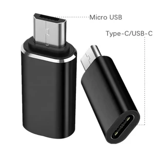 USB C to Micro USB Adapter Type C Female to Micro USB Male Convert Connector Support Charge Data Sync for Samsung Galaxy S7 S7