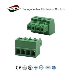15EDGK 3.81 Bornier PCB Pluggable Terminal Block Connectors 2P-24P Right Angle KF2EDGK Copper MC1.5/-ST-3.81 MC1.5/-ST-3.5 EC381