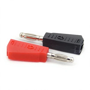 4mm Copper Banana Plug Connector Male Adapter 20A 30VAC-60VDC Banana Joint Gun Type