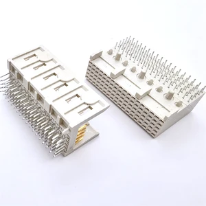 Soulin 2.0 Future Bus Five Row 90Pin Straight Male Right Angle Female Fisheye Solderless Backplane Connector