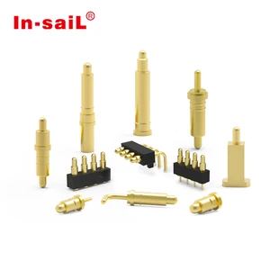 Lateral Recumbent Right Angle Stainless Steel Pogo Pin Connector Side Mount Spring Loaded Contact Pin 823 Series OEM/ODM CNC