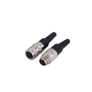 Sensor M16 Connector Butt-Type Male and Female Connectors with 16mm Threaded Ends Aviation Plug J09 Waterproof Connector