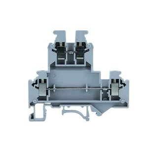 WUKKB3 UK Series Multi-Level Feed Through Brass Industrial Terminal Block with Screw Connection 2-Pole 32A Max Continuous Amp