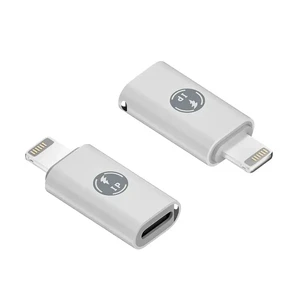 8Pin Lighting to Type C Mini Adapter For iPhone 11 12 13 14 15 Pro Max Samsung S20 S21 ios to USB C Jack Charging Converter