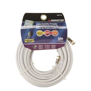 -25DB Low Loss Bare Copper CCA Rg 6 RG6 coaxial Cable Price Per Meter For CCTV Communication Antenna Satellite