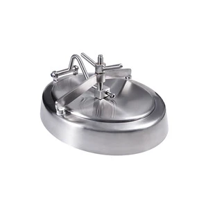 Stainless Steel Oval-shaped Internal Opening Manhole Sanitary Grade Stainless Steel Manhole 304 Internal Opening Bottom Manhole