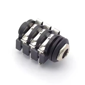 Hot Sale JAS 6P BNC RCA Male to Video Audio Spring Compression Connector