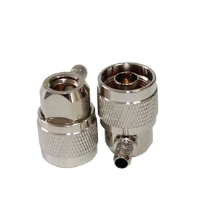 N Coaxial Connectors N-C-JW4 RF Coaxial Connector Right Angle N Male Connector for RG59 Cable