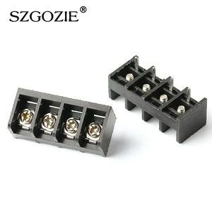 9500 4-Pin 300V Barrier Terminal Block 9.50mm Pitch Connector High Voltage Terminal Block Product