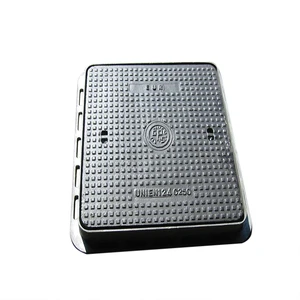Foundry Epoxy Coating DCI Ductile Iron Water Tank Manhole Cover Casting