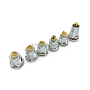 B Series Circular Connectors M7/M9/M12/M15/ Male/Female Connectors with IP68 Protection and Gold-Plated Contacts