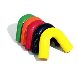 Custom 45 90 135 Degree Elbow Radiator Turbo Intercooler Intake Pipe Straight Flexible Silicone Coupler Hose