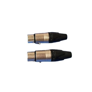 High Quality 3 4 5 Pins XLR Connector for Audio and Video Male Female Plug
