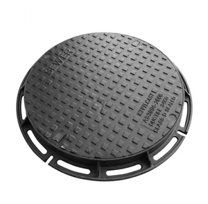 Ductile Iron Manhole Covers & Sewer Encasement Access Covers with Polished/Powder Coated Surface for Traffic Facilities