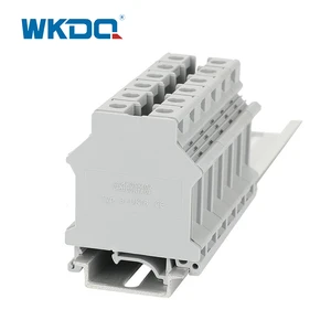 D JUK16 Soft Wire Din Rail Screw Terminal Block End Cover