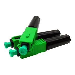High Quality SC APC Fiber Optic Fast Connector Quick Install FTTH Field Assembly Optical Fast Connector for 4G/3G Networks
