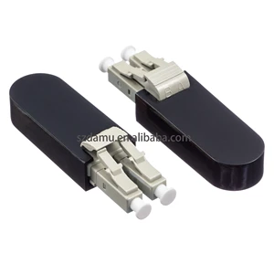 LC Fiber Optic Loopback Adapter OM1 50/125 Multimode Optical Fiber Loopback Module for Network Testing & Troubleshooting