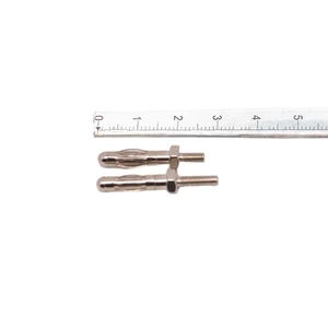 High Quality 4mm Nickel Plated Brass Banana and Tip Connectors 4mm Uninsulated Banana Plug Socket