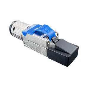 Ethernet CAT6 RJ45 Modular Plug FTP Shielded Bronze Contacts Network Cable Connector