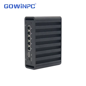 New Reliable N100/N97 Industrial PC 5x 2.5G I226-V LAN Dual for 4K Display Fanless Box for Edge Computing 3-Year Warranty