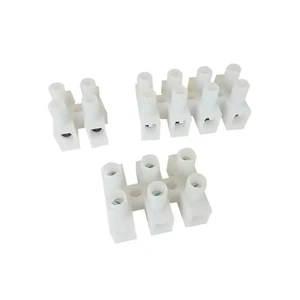 Wholesale of Various Styles of White Plastic Lamp Connectors and Terminals for Pendant Light
