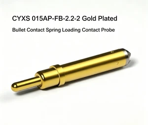 CYXS 015AP-FB-2.2-2 Gold Plated Spring Loading Test Probe, Four Claw Tip Contact Pin for PCB Testing