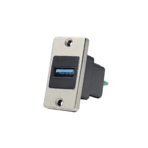 PRATT High-Grade Luxury USB 3.0 Female Connectors SUSB3.0-PCB Optical Fiber Communication with Speakon Electric Connectors