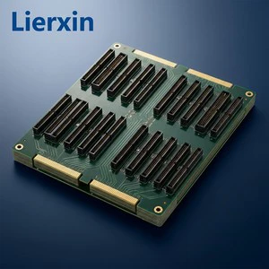 Multilayer Backplane AI Training Cluster Interconnect PCB Custom 60-Layer Low Loss Megtron NVLink InfiniBand Scale-Out ROHS FR-4