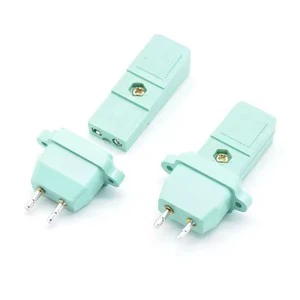 CZ-200 small two-wire electric screwdriver plug 2-core power socket DC power plug connector 2 pins green