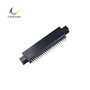 2.54mm Pitch Edge Connector Slot for 24Pin/44Pin/56Pin/60Pin/72Pin/86Pin/100Pin Cards Straight Mounting Ear for Power PCB