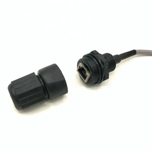 Outdoor Ethernet Rj45 M25 Cable Waterproof Connector