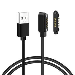 4Pin Male Female With USB Cable Multi Function Power Data Magnetic Pogo Pin Cable Connectors